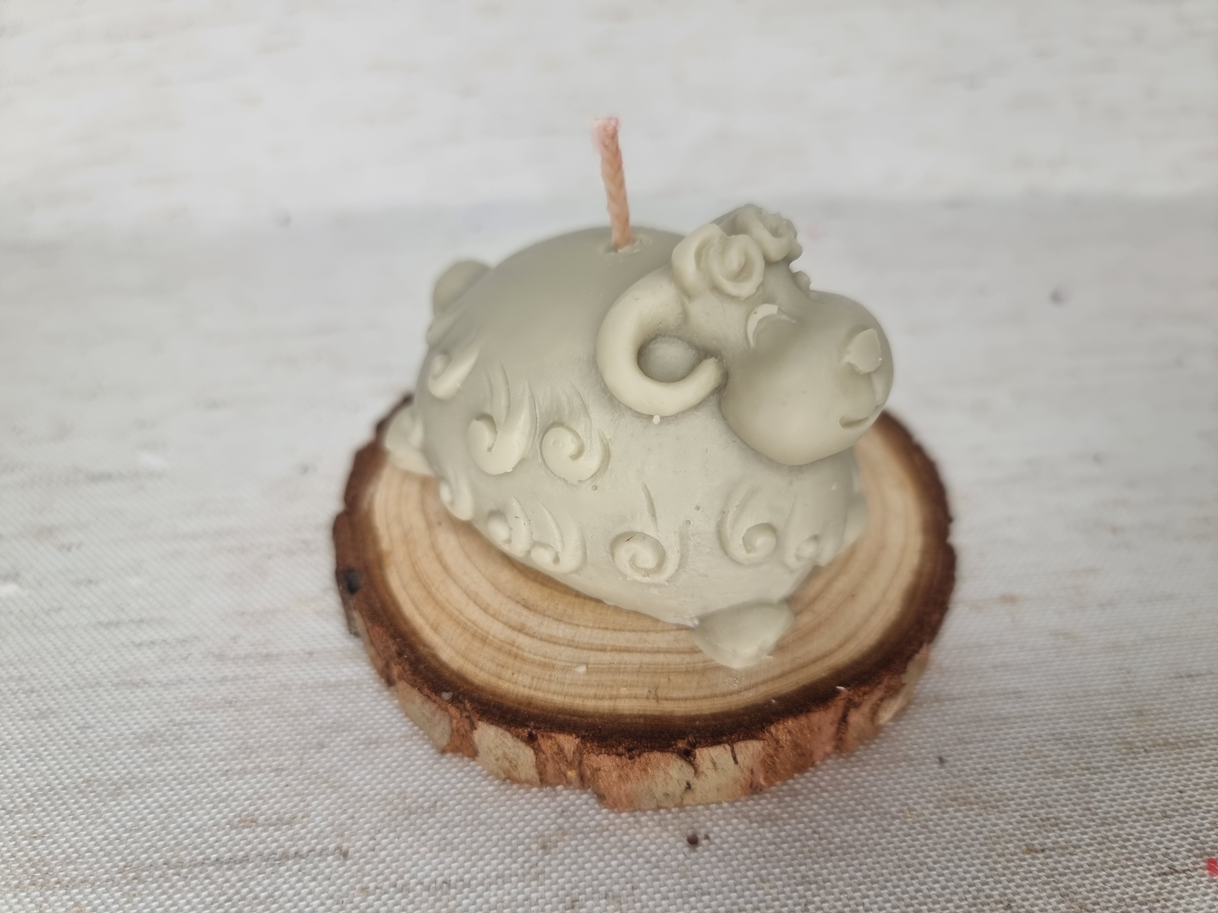 Vela con forma de 3 kindos gatitos